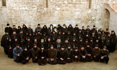 Monks from St. Mount Athos 